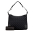 Gucci B Gucci Black Canvas Fabric GG Shoulder Bag Italy