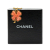 Chanel B Chanel Gold with Pink Gold Plated Metal And Resin Clover Pendant Necklace France