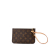 Louis Vuitton AB Louis Vuitton Brown Monogram Canvas Canvas Monogram Neverfull Pochette France