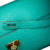 Hermès AB Hermès Blue Turquoise Goatskin Leather Chevre Mysore Kelly Longue Wallet France