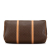 Celine B Celine Brown Coated Canvas Fabric Macadam Travel Bag Italy