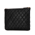 Chanel B Chanel Black Caviar Leather Leather Medium Quilted Caviar O Case Clutch Italy