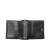 Christian Dior B Dior Black Coated Canvas Fabric CD Diamond Trifold Wallet Italy