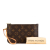 Louis Vuitton AB Louis Vuitton Brown Monogram Canvas Canvas Monogram Neverfull Pochette France