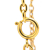 Chanel AB Chanel Gold Gold Plated Metal CC Round Pendant Necklace France