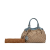 Gucci B Gucci Brown Beige Canvas Fabric GG Sukey Tote Italy