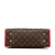 Louis Vuitton AB Louis Vuitton Brown with Red Monogram Canvas Canvas Monogram Popincourt PM France