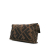 Fendi B Fendi Brown Canvas Fabric Zucca Fringe Crossbody Italy