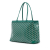 Goyard AB Goyard Green Coated Canvas Fabric Goyardine Bellechasse PM France