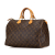 Louis Vuitton AB Louis Vuitton Brown Monogram Canvas Canvas Monogram Speedy 35 France