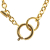 Chanel AB Chanel Gold Gold Plated Metal CC Medallion Station Necklace France