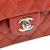 Chanel B Chanel Orange Dark Orange Caviar Leather Leather Medium Classic Caviar Double Flap France