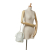 Goyard AB Goyard White Coated Canvas Fabric Goyardine Petit Flot Bucket Bag France