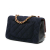 Chanel B Chanel Blue Navy Cotton Fabric Mini Rectangular Classic Jersey Sailor Single Flap Italy