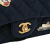 Chanel B Chanel Blue Navy Cotton Fabric Mini Rectangular Classic Jersey Sailor Single Flap Italy