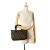 Fendi B Fendi Brown Canvas Fabric Zucca Twins Tote Italy