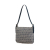 Fendi B Fendi Gray Canvas Fabric Zucchino Double Flap Shoulder Bag Italy