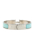 Hermès B Hermès Blue Light Blue with Silver Enamel Other Clic H Bracelet PM France