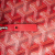 Goyard AB Goyard Red Coated Canvas Fabric Goyardine Saint Louis GM France