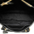 Prada AB Prada Black Calf Leather Glace Embossed Logo Satchel Italy