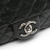 Chanel B Chanel Black Caviar Leather Leather Medium Quilted Caviar Easy Flap Italy