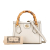 Gucci AB Gucci White Calf Leather Mini skin Bamboo Diana Satchel Italy