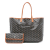 Goyard AB Goyard Black Coated Canvas Fabric Goyardine Saint Louis PM France