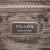 Prada B Prada Brown Beige Canvas Fabric Cinghiale Trimmed Canapa Tote Italy