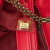 Chanel B Chanel Red Lambskin Leather Leather Medium Lambskin Just Mademoiselle Shoulder Bag Italy