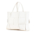 Bottega Veneta AB Bottega Veneta White Calf Leather Large Intreccio Arco Tote Italy