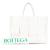 Bottega Veneta AB Bottega Veneta White Calf Leather Large Intreccio Arco Tote Italy