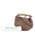 Bottega Veneta B Bottega Veneta Brown Mocha Lambskin Leather Leather Baby Lambskin Intrecciato Sardine Bag Italy