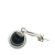 Chanel B Chanel Silver Silver Metal Swing Faux Pearl Push Back Earrings France