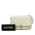 Chanel B Chanel White Ivory Caviar Leather Leather Small Quilted Caviar Chain Melody Flap Italy