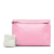 Loewe AB LOEWE Pink Calf Leather Embossed Anagram Repeat T Clutch Spain