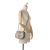 Fendi AB Fendi Gray Calf Leather Mini C’mon Crossbody Italy