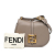 Fendi AB Fendi Gray Calf Leather Mini C’mon Crossbody Italy