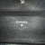 Chanel B Chanel Black Calf Leather Quilted Crumpled skin So Black Wallet On Chain Italy