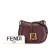 Fendi AB Fendi Red Bordeaux Calf Leather Mini C’mon Crossbody Iceland