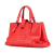 Bottega Veneta B Bottega Veneta Red Calf Leather Small Intrecciato Roma Italy