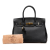 Hermès B Hermès Black Calf Leather Swift Birkin Retourne 30 France