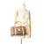 Celine B Celine Brown Coated Canvas Fabric Macadam Boston Bag Italy