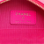 Chanel AB Chanel Pink Hot Pink Cotton Fabric Jersey 19 Round Clutch on Chain Italy