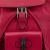 Gucci AB Gucci Red Calf Leather Bamboo Daily Backpack Italy