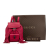 Gucci AB Gucci Red Calf Leather Bamboo Daily Backpack Italy