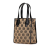 Loewe B LOEWE Brown Beige Canvas Fabric Anagram Tote Spain