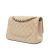 Chanel B Chanel Brown Light Beige Caviar Leather Leather Jumbo Classic Caviar Double Flap France