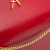 Saint Laurent B Saint Laurent Red Calf Leather Medium Smooth skin Classic Monogram Kate Tassel Crossbody Italy