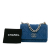 Chanel AB Chanel Blue Denim Fabric 19 Flap Wallet On Chain Italy