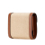 Celine B Celine Brown Beige Canvas Fabric Triomphe Tri-fold Wallet Italy